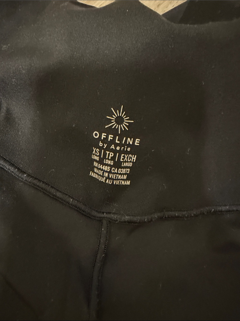 aerie Offline Black Track Joggers